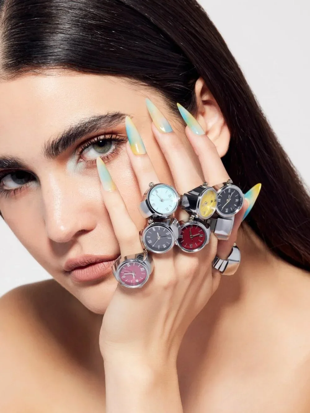 Bling Bling! Brand-New Steve Madden Black Ring Watch